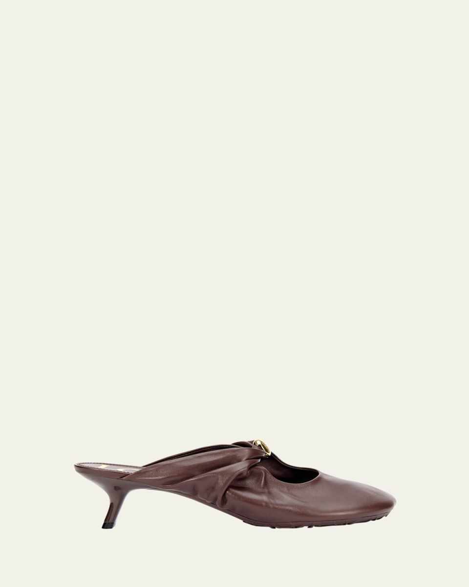 Pebble Soft Leather Mules